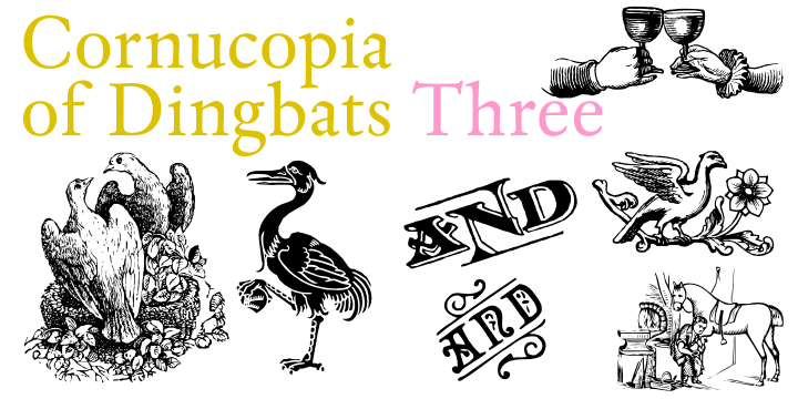Cornucopia of Dingbats Three